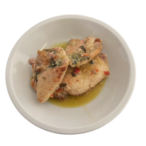 Involtini di maiale con spinaci e formaggio