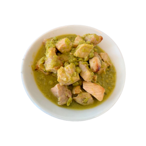 Bocconcini di maiale con piselli (12)