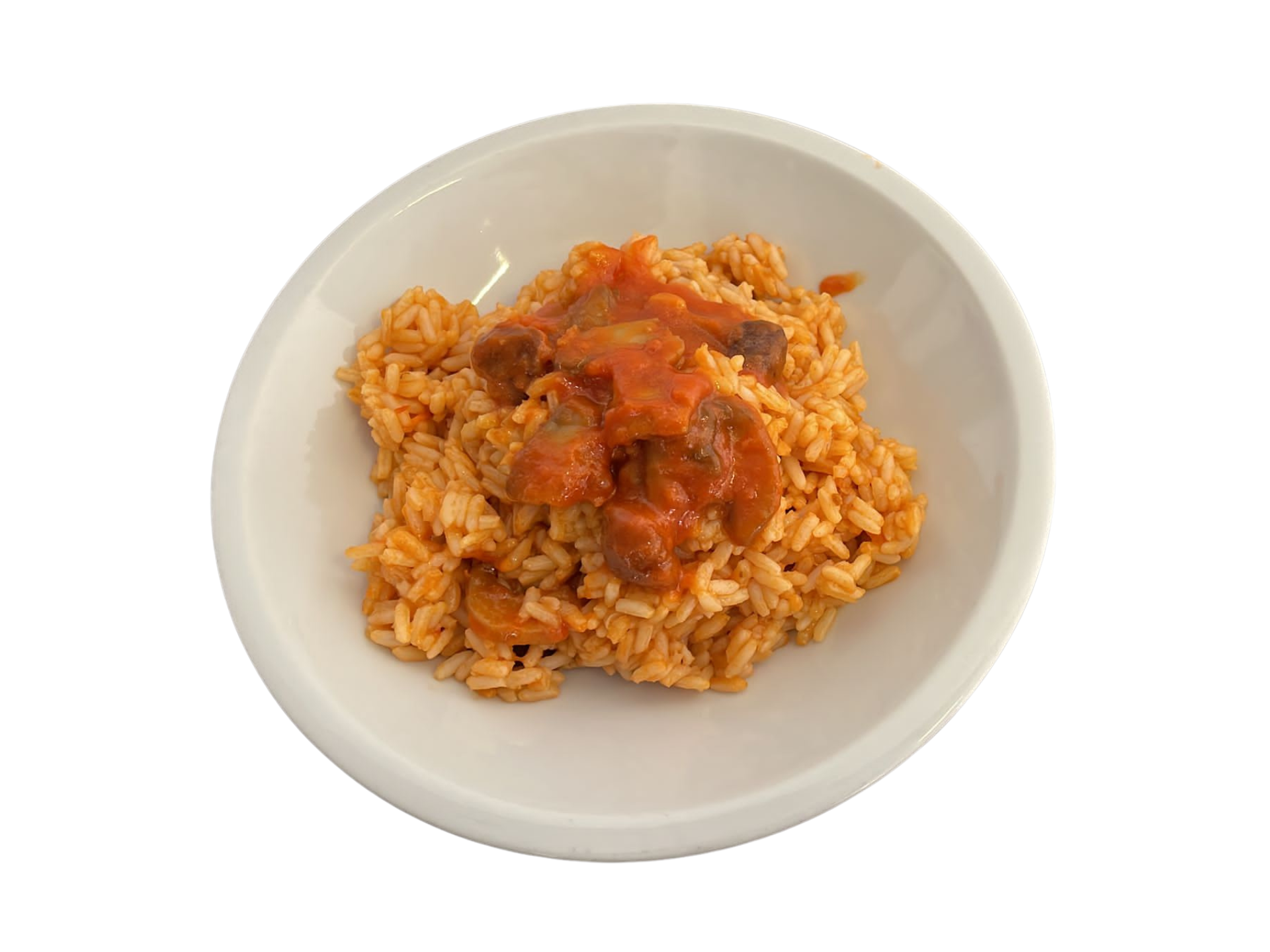 Risotto con sugo funghi