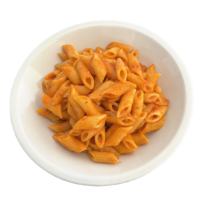 Mezze penne con sugo al tonno