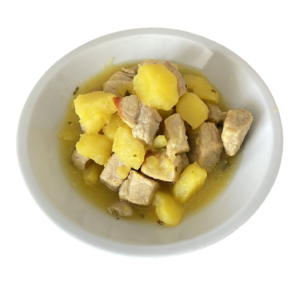 Bocconcini di maiale con patate